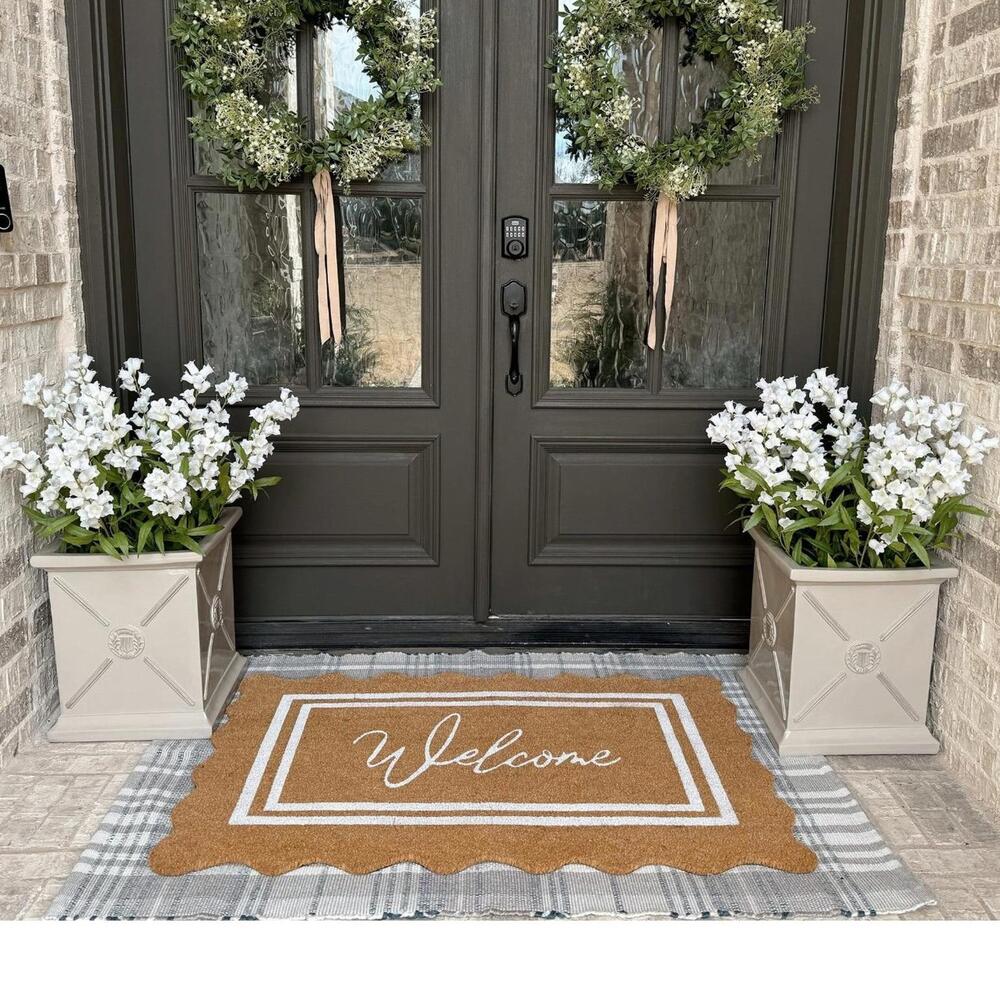 My Texas House Welcome Scalloped Edge Door Mat - Picture 4 of 6